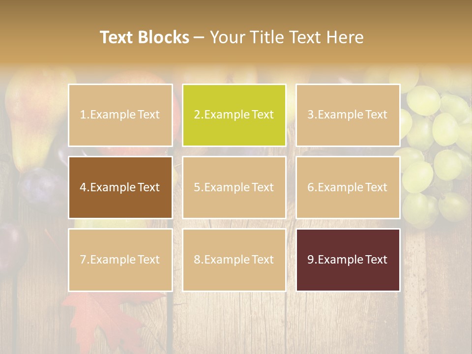 Dieting Orchard Autumn PowerPoint Template