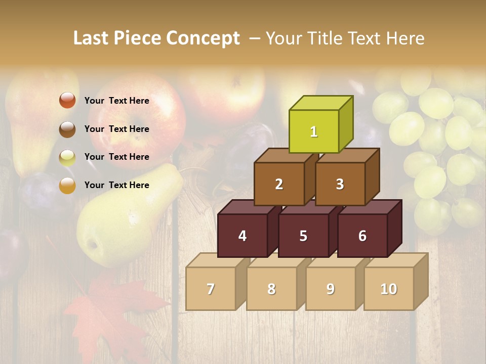 Dieting Orchard Autumn PowerPoint Template