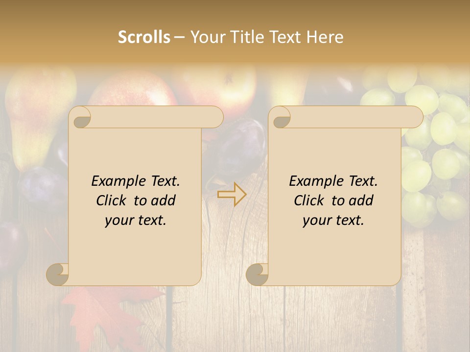 Dieting Orchard Autumn PowerPoint Template