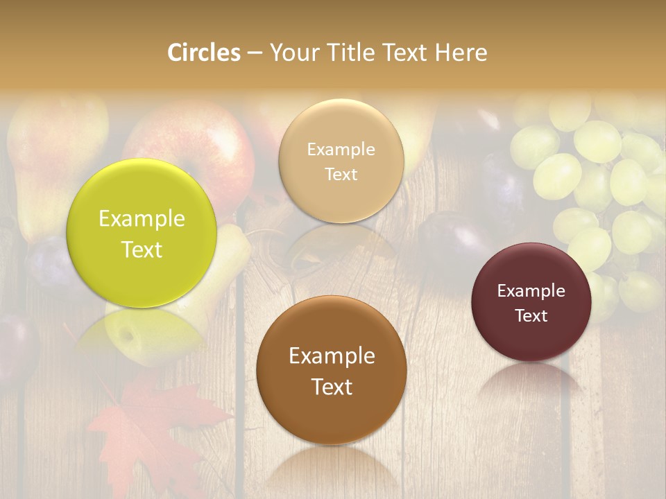 Dieting Orchard Autumn PowerPoint Template