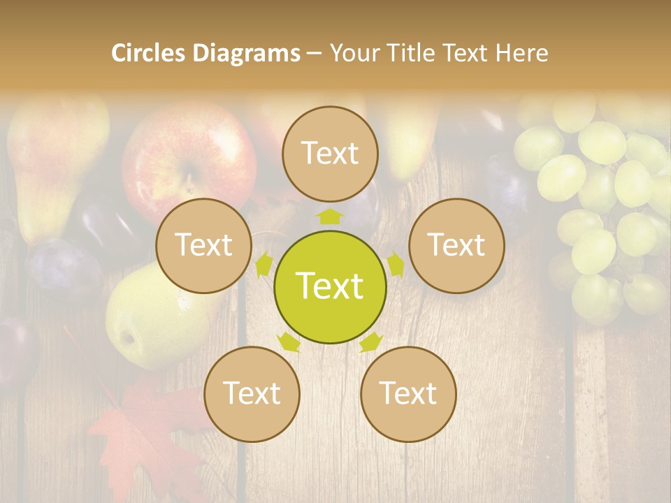 Dieting Orchard Autumn PowerPoint Template