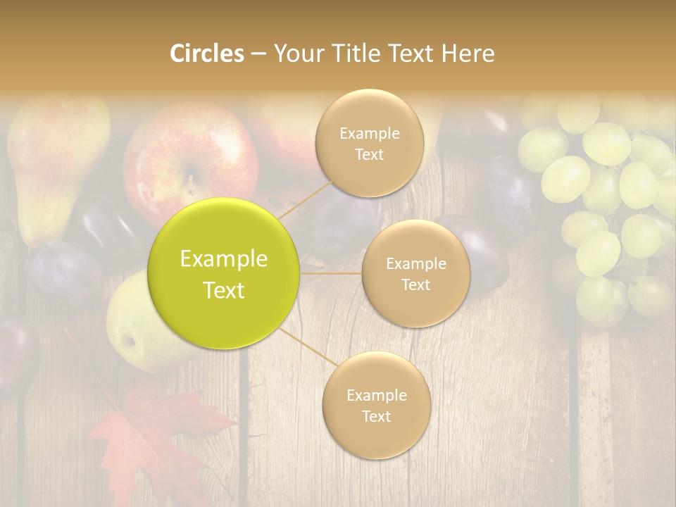 Dieting Orchard Autumn PowerPoint Template