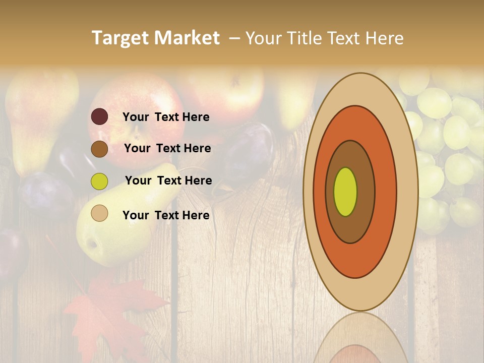 Dieting Orchard Autumn PowerPoint Template