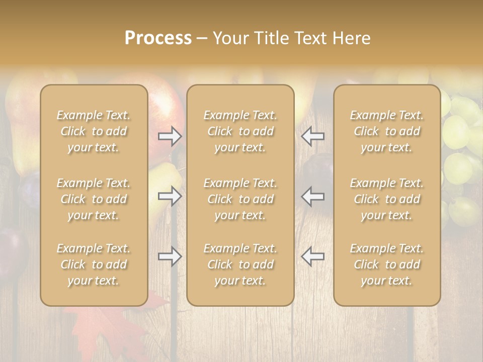 Dieting Orchard Autumn PowerPoint Template
