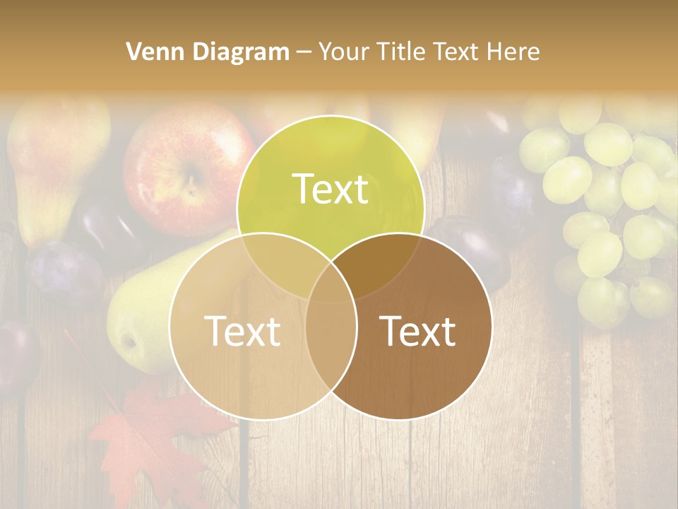 Dieting Orchard Autumn PowerPoint Template