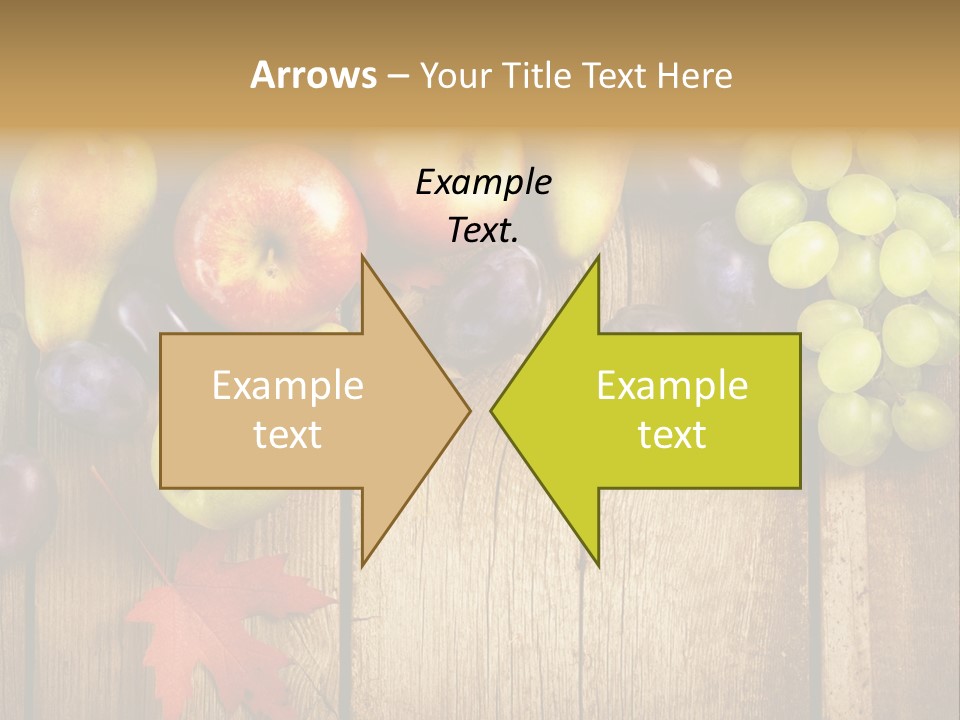 Dieting Orchard Autumn PowerPoint Template