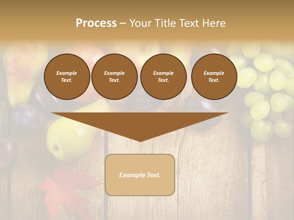 Dieting Orchard Autumn PowerPoint Template