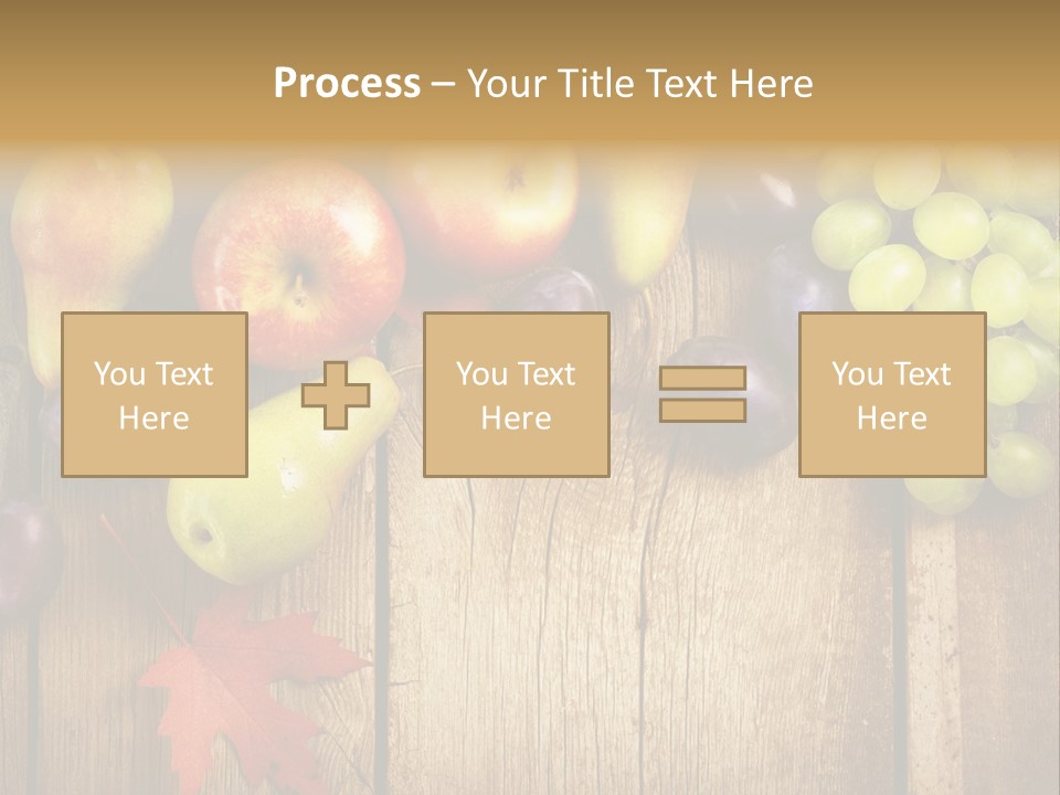 Dieting Orchard Autumn PowerPoint Template