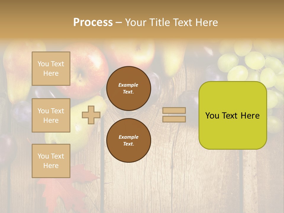 Dieting Orchard Autumn PowerPoint Template