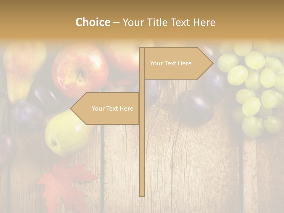 Dieting Orchard Autumn PowerPoint Template