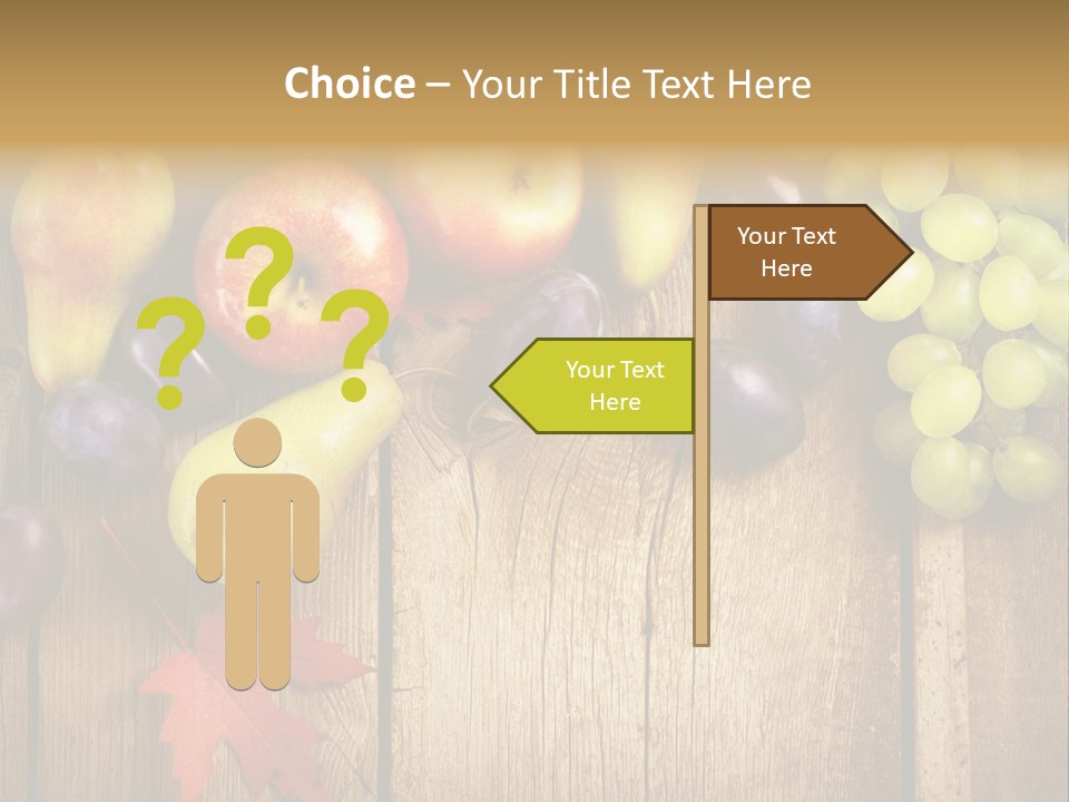 Dieting Orchard Autumn PowerPoint Template