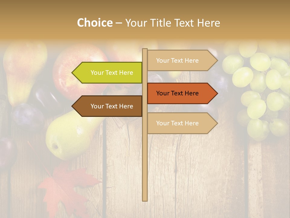 Dieting Orchard Autumn PowerPoint Template