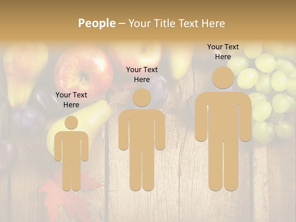 Dieting Orchard Autumn PowerPoint Template