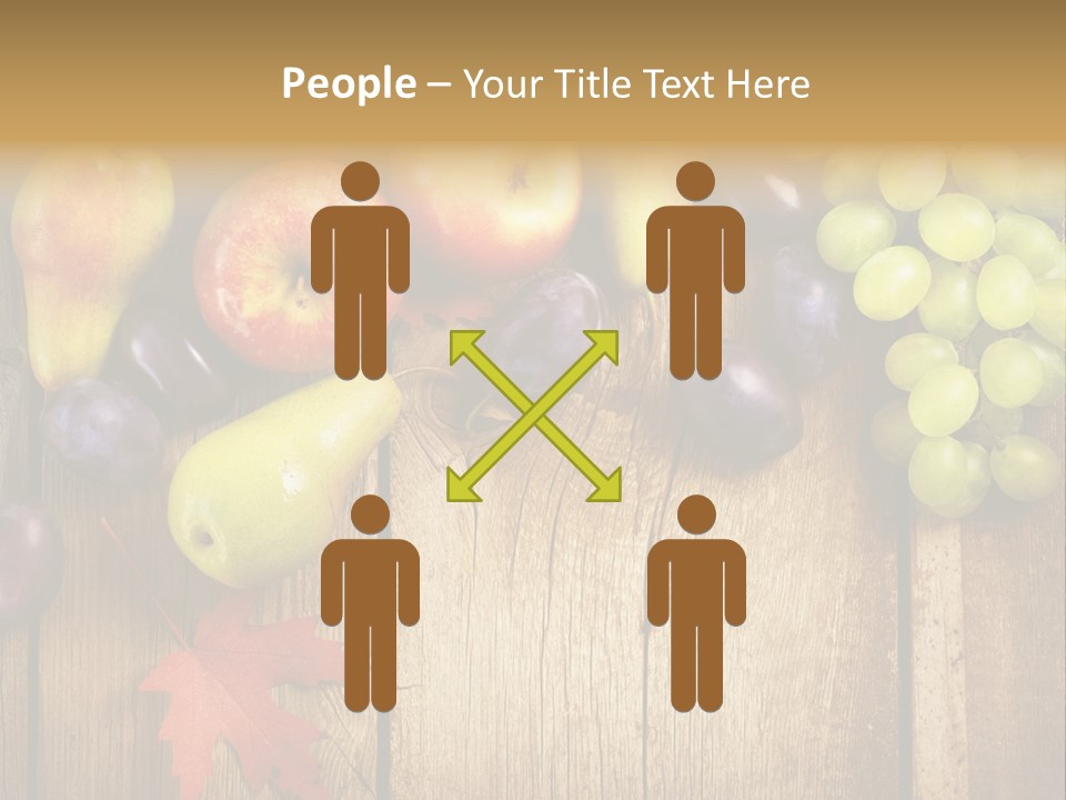 Dieting Orchard Autumn PowerPoint Template