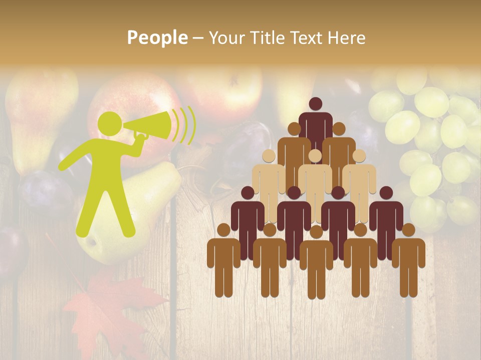 Dieting Orchard Autumn PowerPoint Template