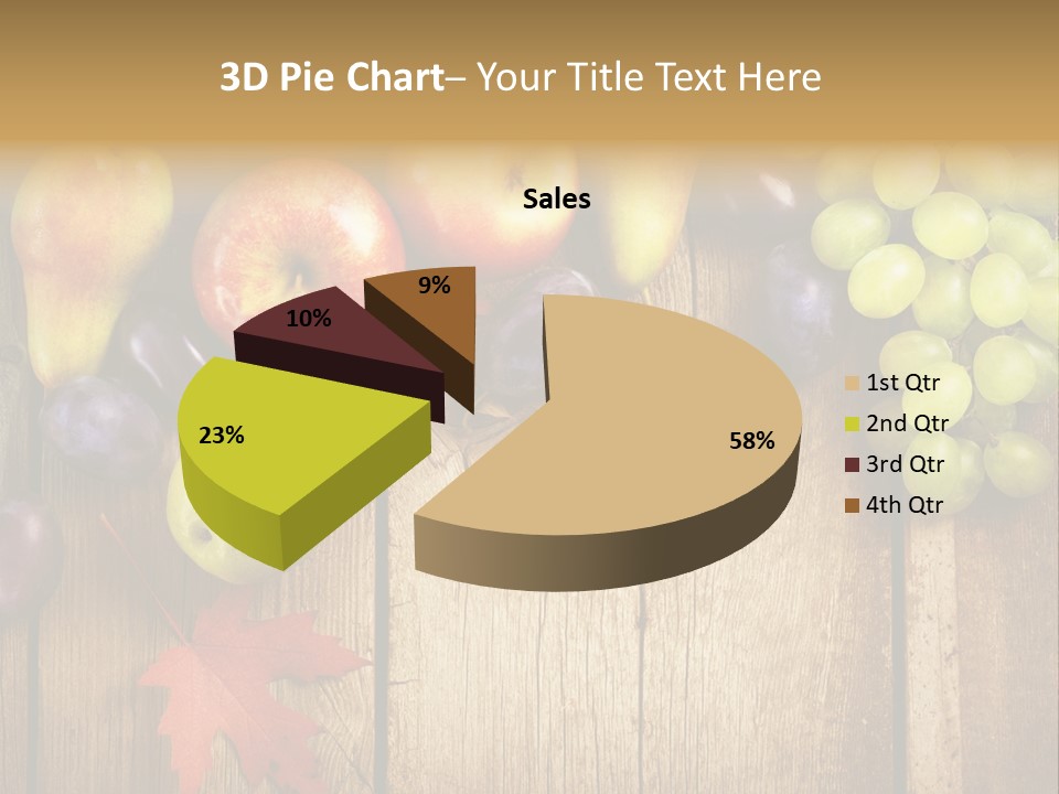 Dieting Orchard Autumn PowerPoint Template