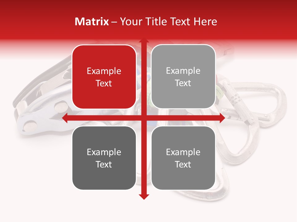 Belay White Metal PowerPoint Template