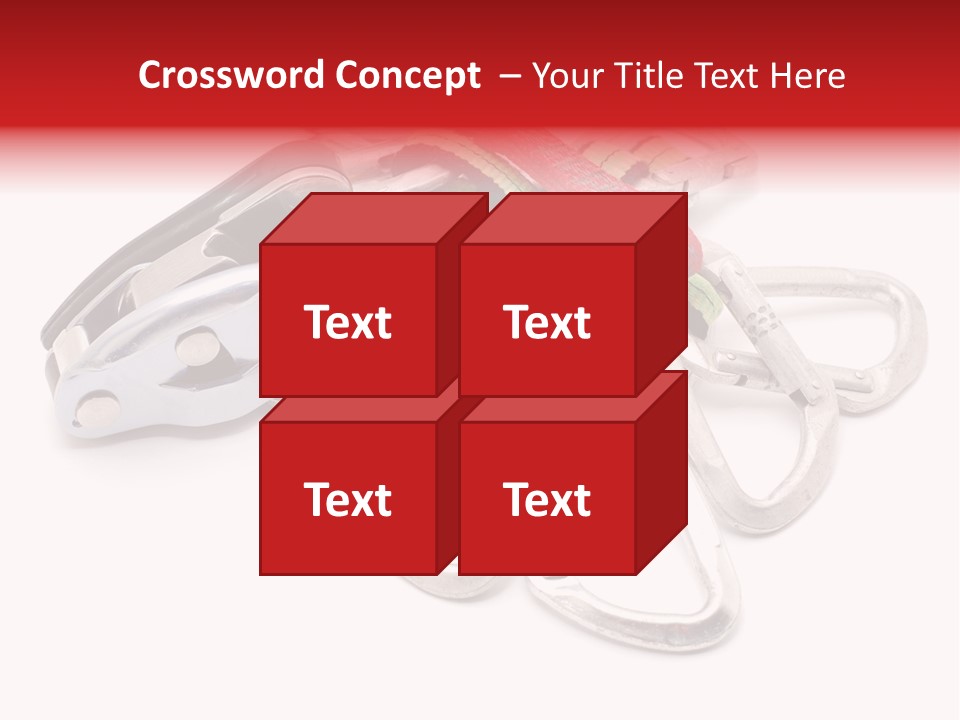 Belay White Metal PowerPoint Template