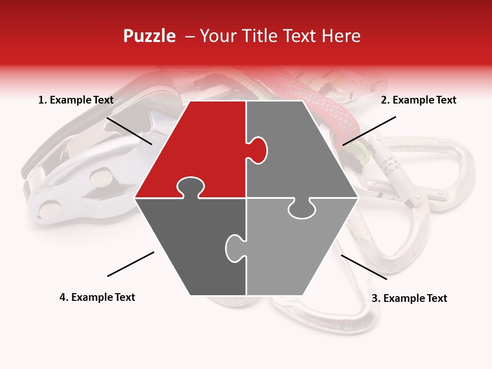 Belay White Metal PowerPoint Template