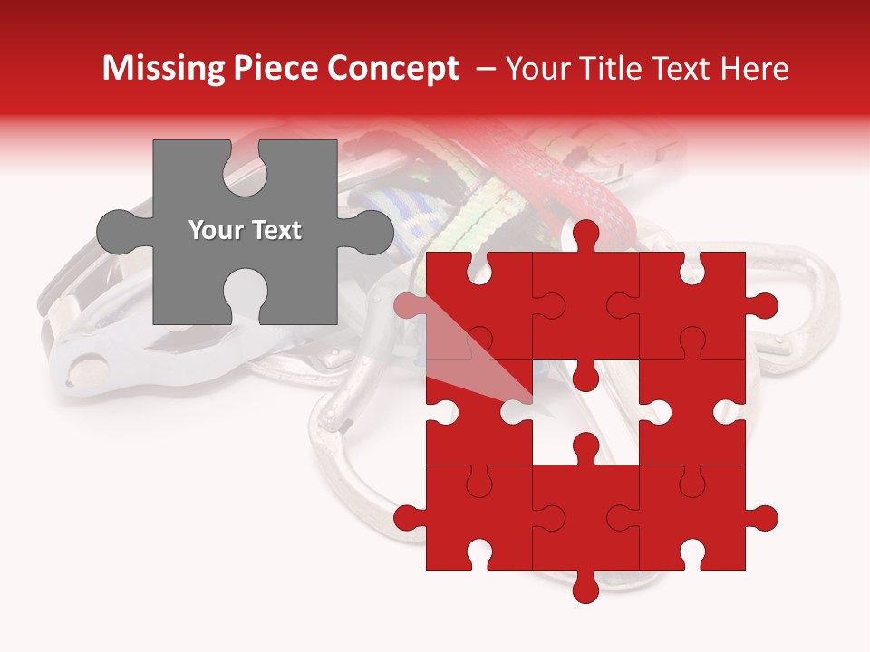 Belay White Metal PowerPoint Template