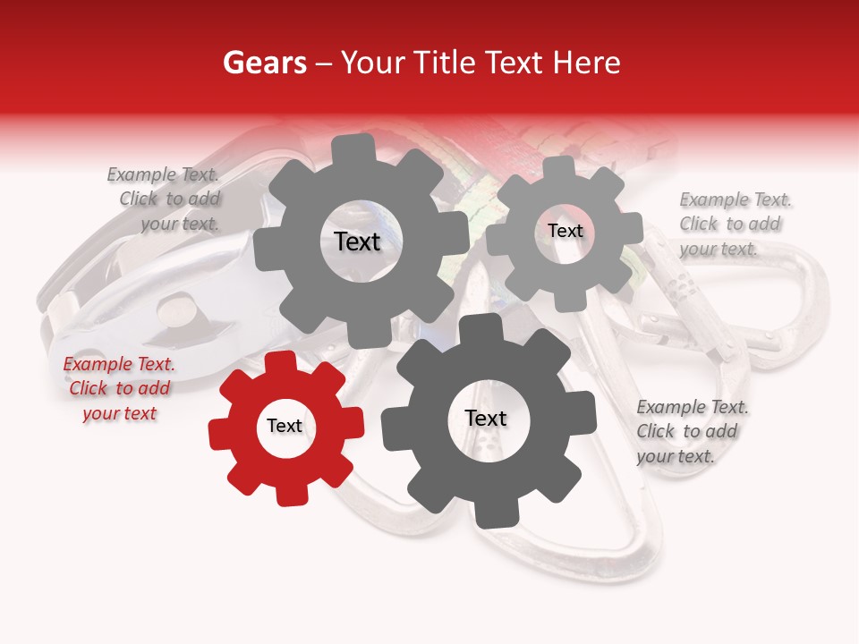 Belay White Metal PowerPoint Template