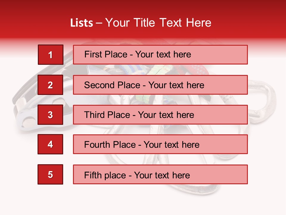 Belay White Metal PowerPoint Template