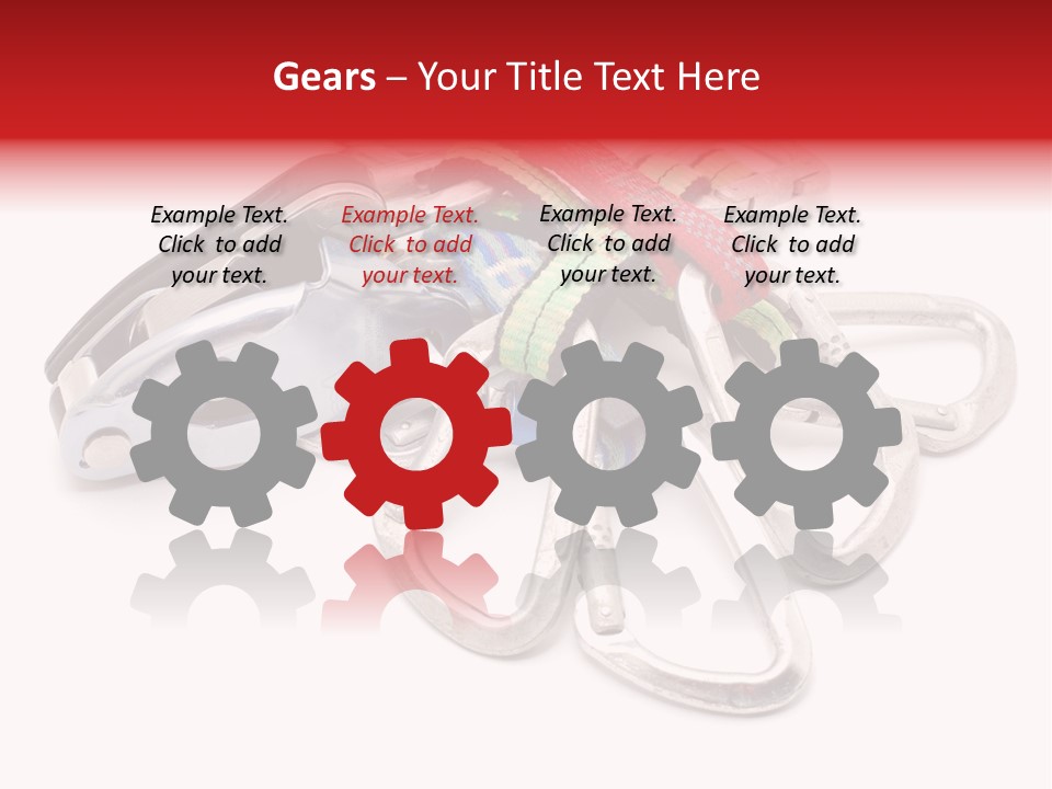 Belay White Metal PowerPoint Template