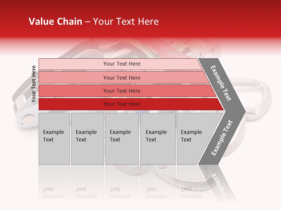 Belay White Metal PowerPoint Template