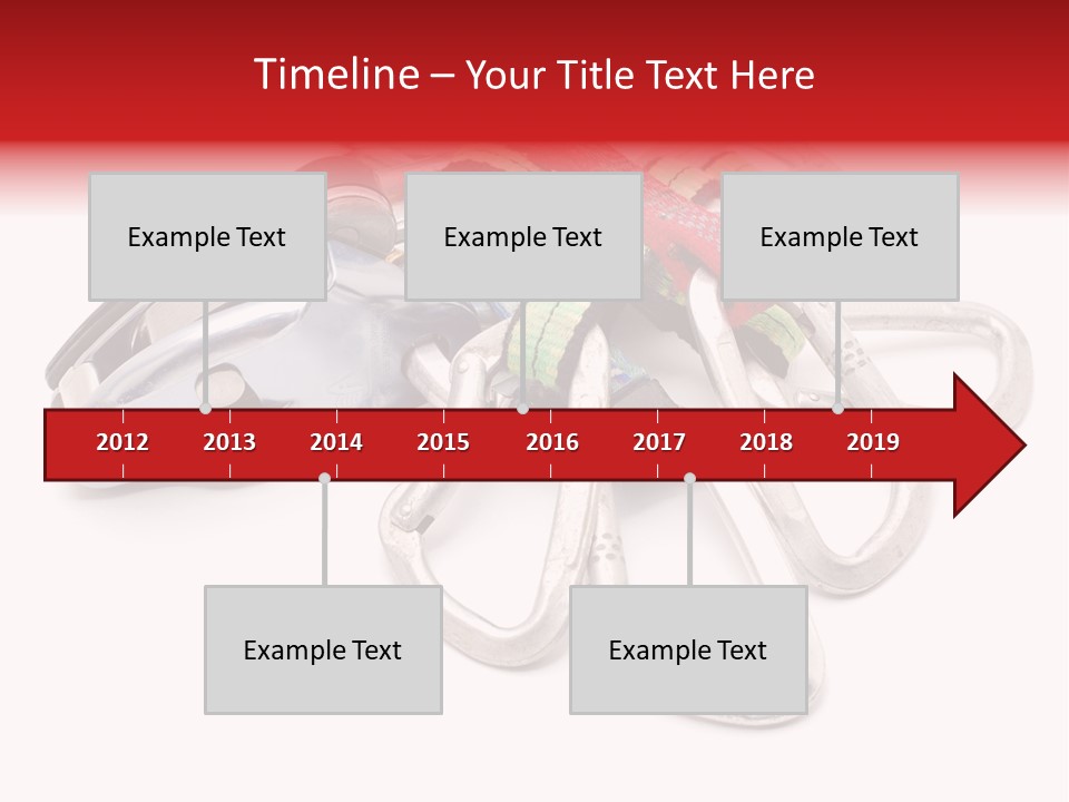 Belay White Metal PowerPoint Template