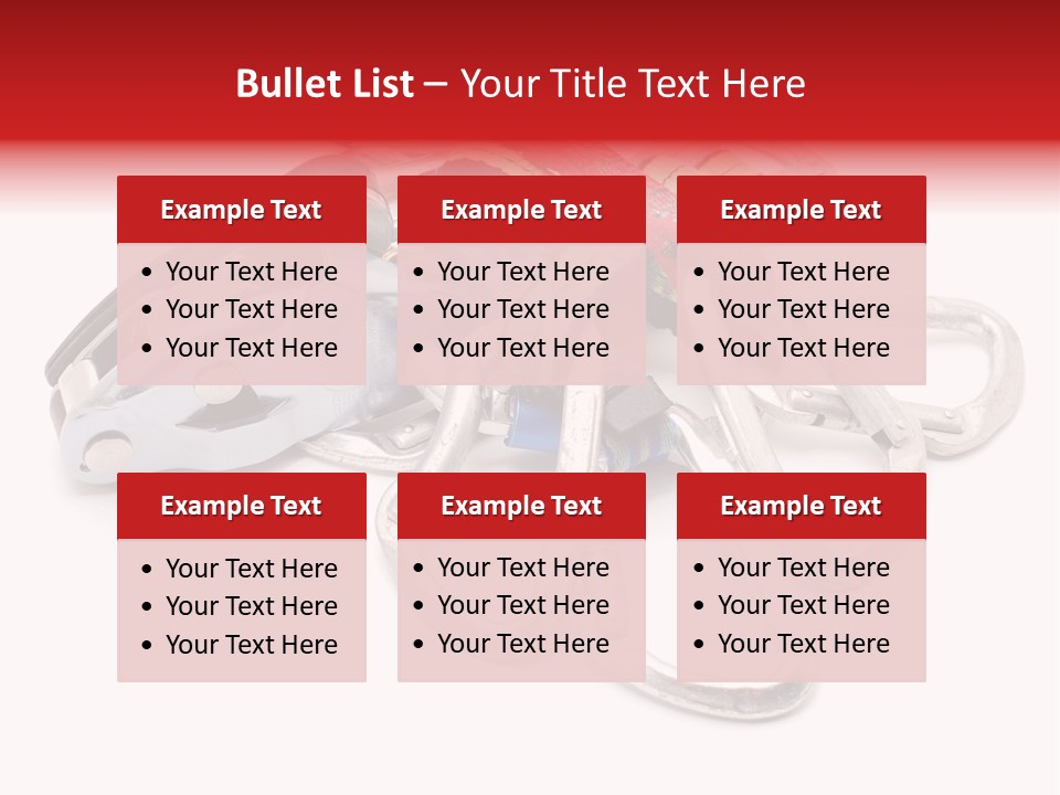 Belay White Metal PowerPoint Template