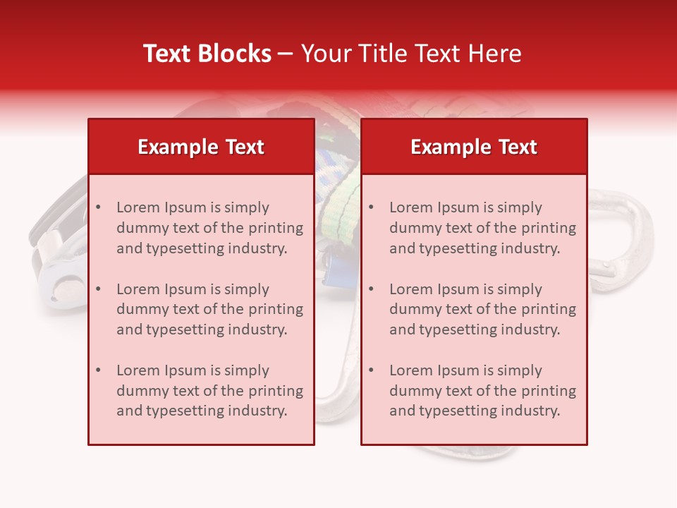 Belay White Metal PowerPoint Template