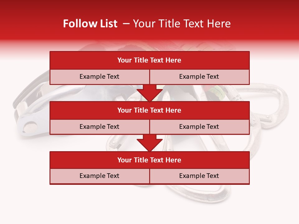 Belay White Metal PowerPoint Template