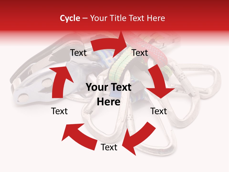 Belay White Metal PowerPoint Template