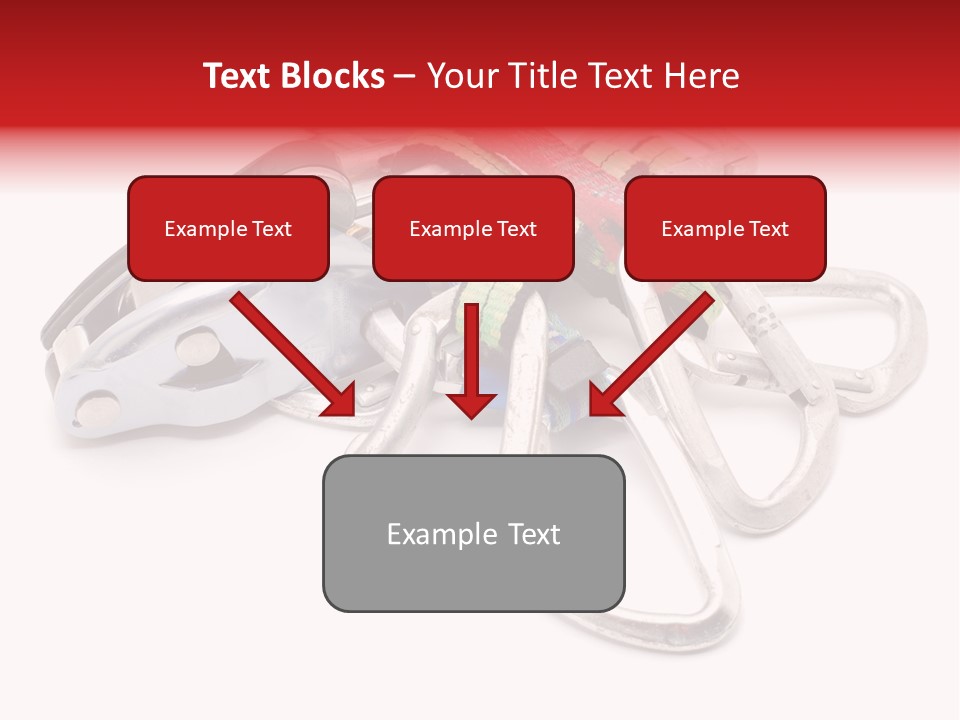 Belay White Metal PowerPoint Template