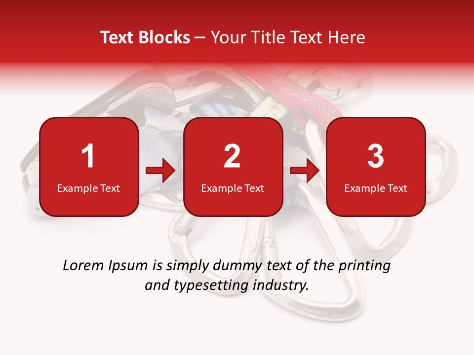 Belay White Metal PowerPoint Template