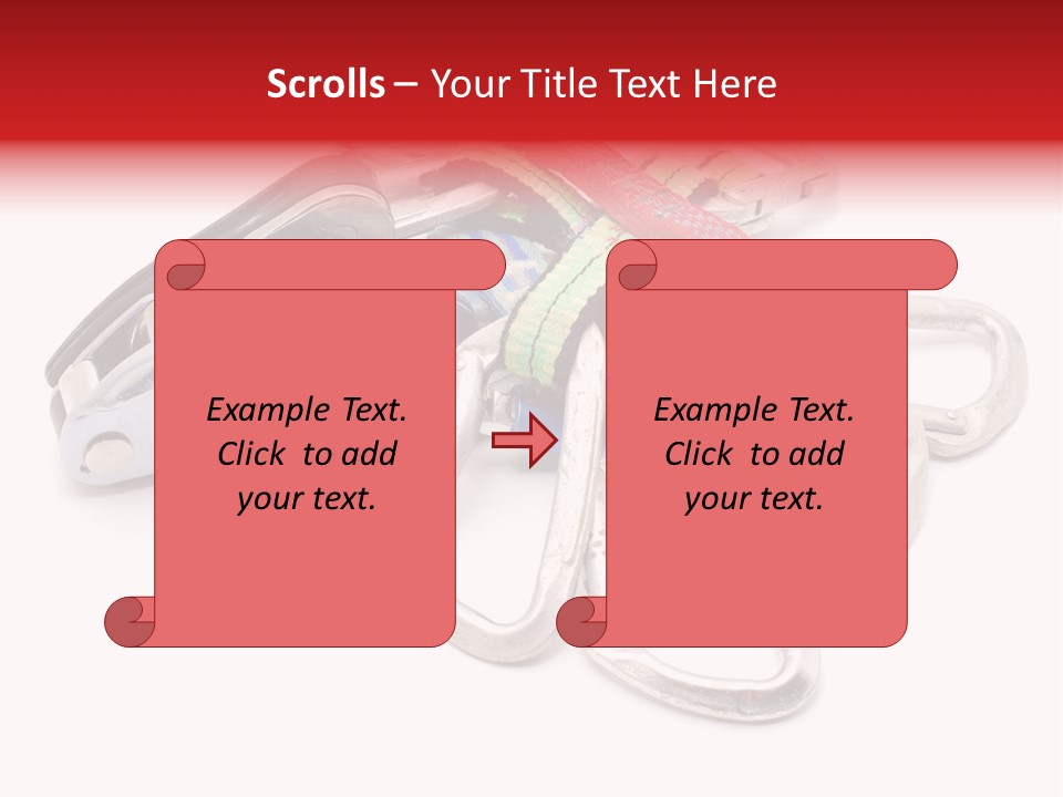 Belay White Metal PowerPoint Template