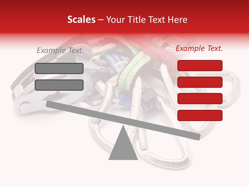 Belay White Metal PowerPoint Template