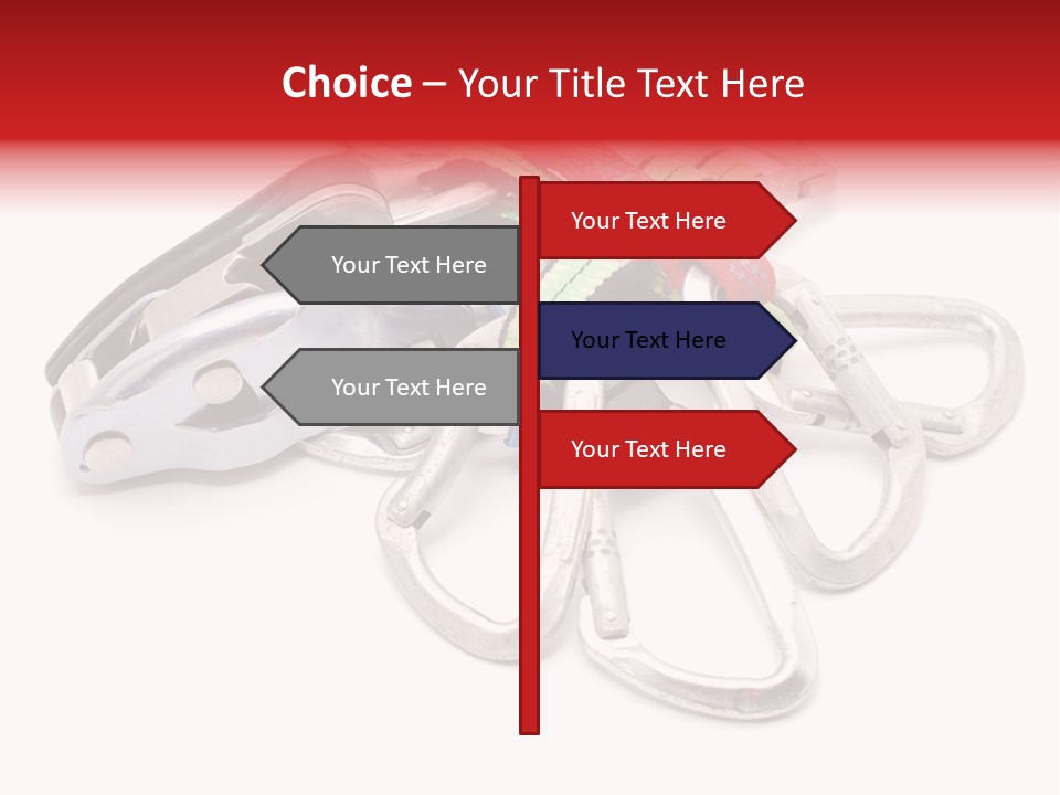 Belay White Metal PowerPoint Template