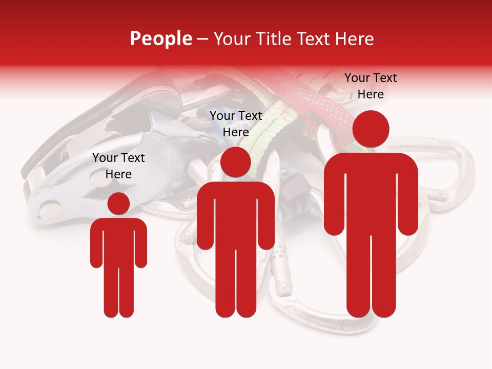 Belay White Metal PowerPoint Template