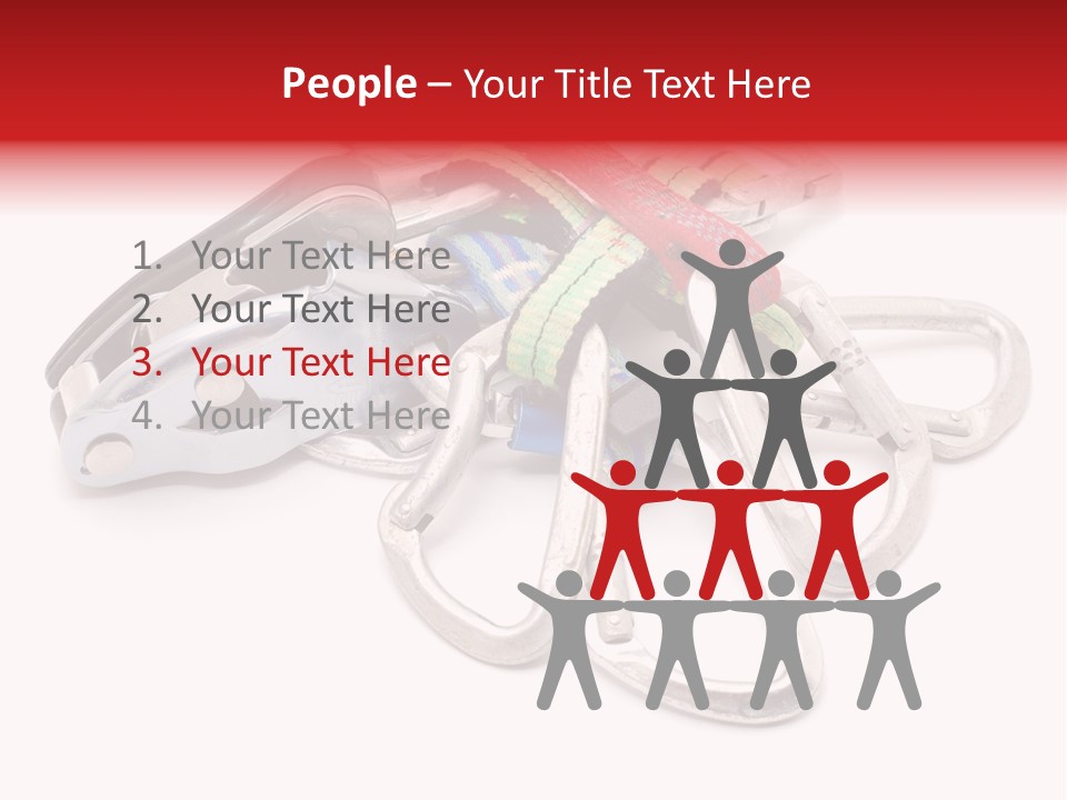 Belay White Metal PowerPoint Template