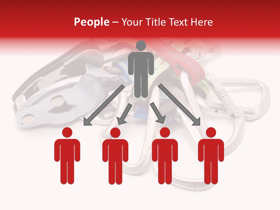 Belay White Metal PowerPoint Template