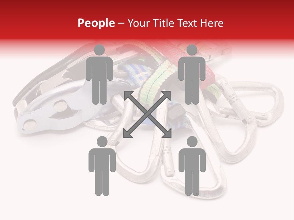 Belay White Metal PowerPoint Template