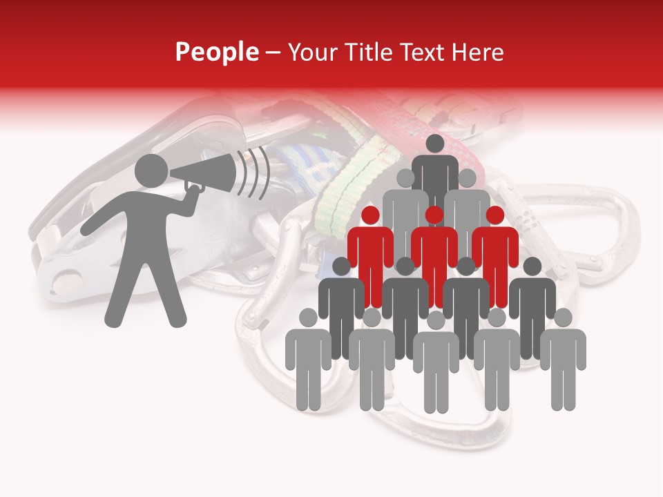 Belay White Metal PowerPoint Template