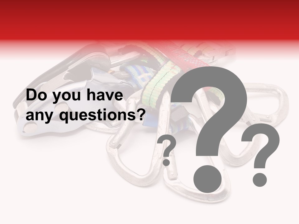 Belay White Metal PowerPoint Template