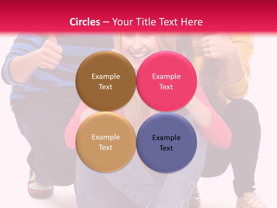 Cheerful Together Casual PowerPoint Template