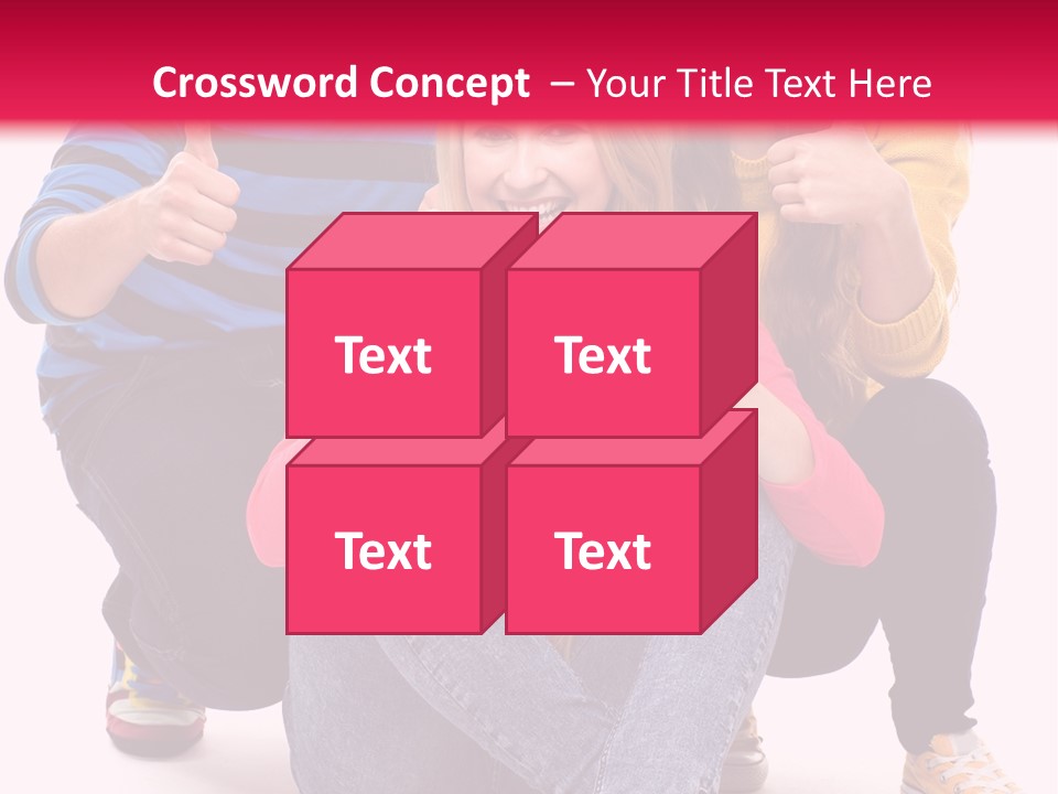 Cheerful Together Casual PowerPoint Template