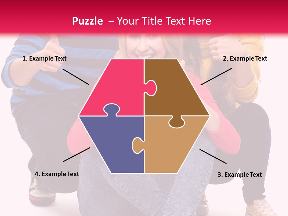 Cheerful Together Casual PowerPoint Template