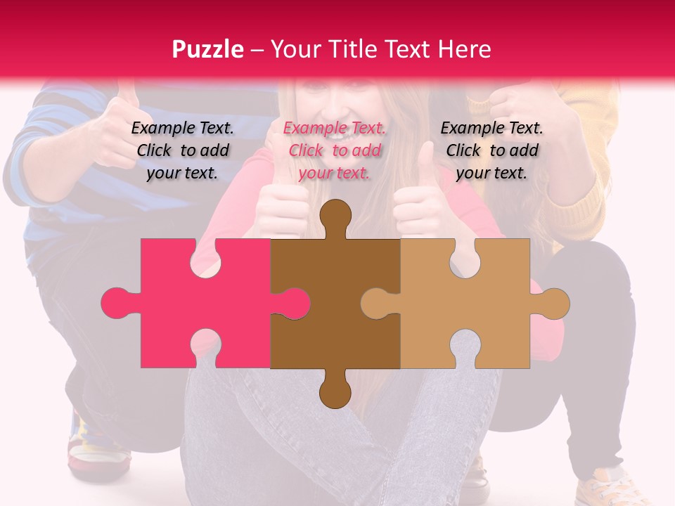 Cheerful Together Casual PowerPoint Template