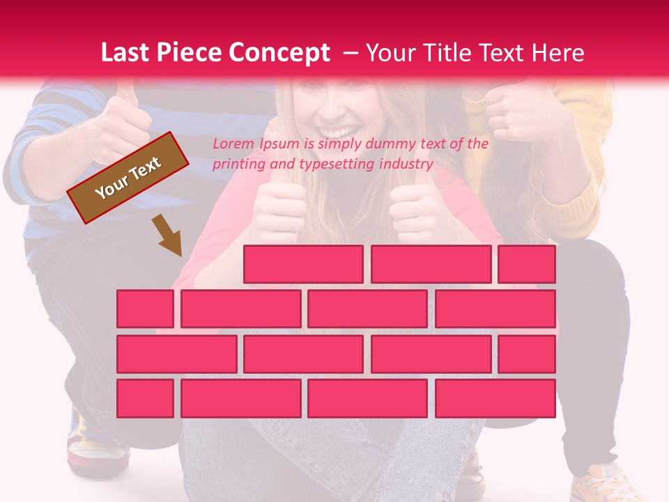 Cheerful Together Casual PowerPoint Template