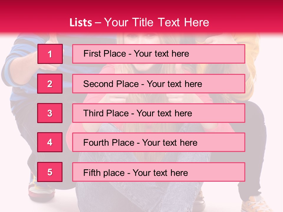 Cheerful Together Casual PowerPoint Template